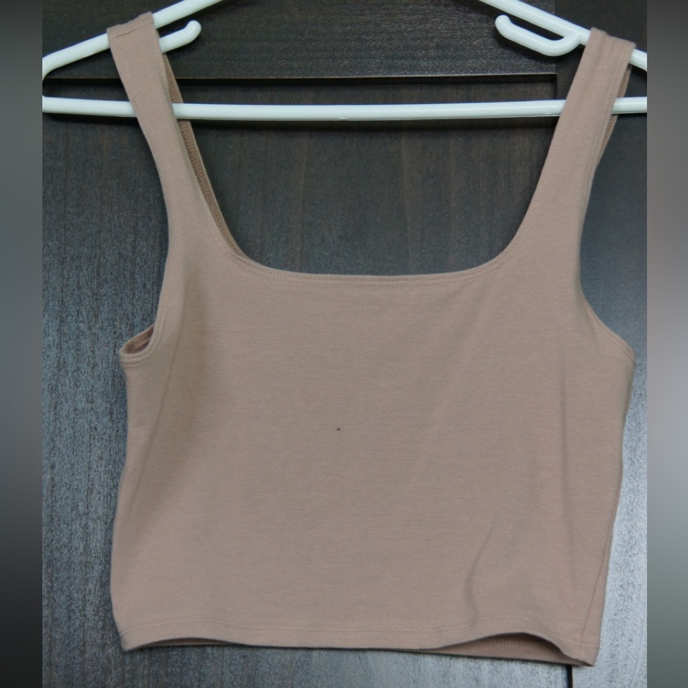 Forever 21 Tan Crop Top Essential